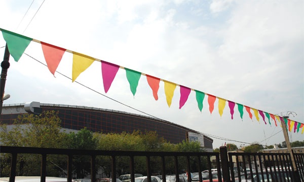 флажная лента, гирлянды флажков