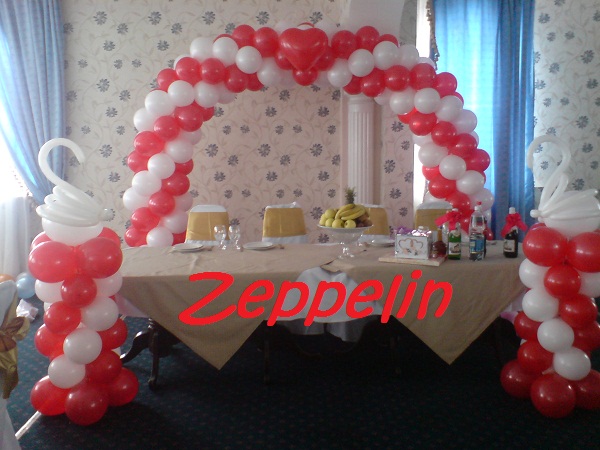 Оформление на свадьбу воздушными шарами