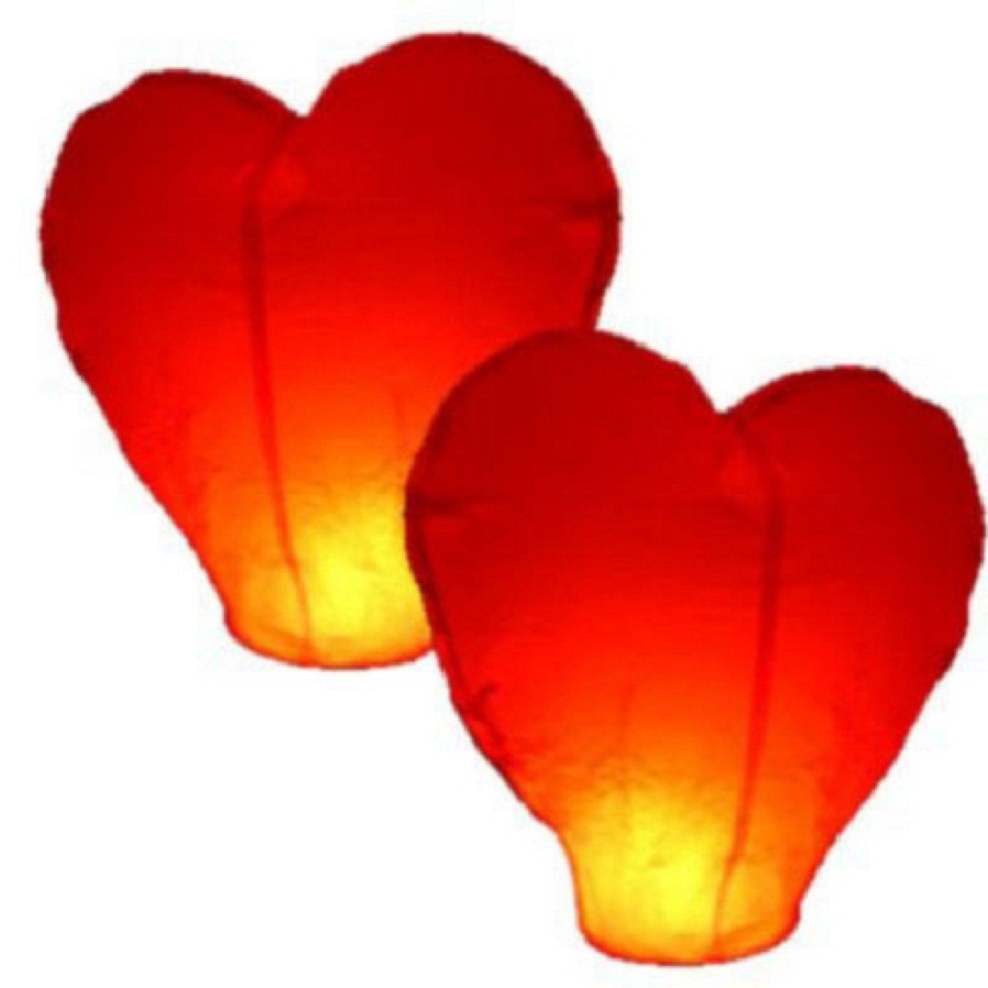 небесный фонарик сердце