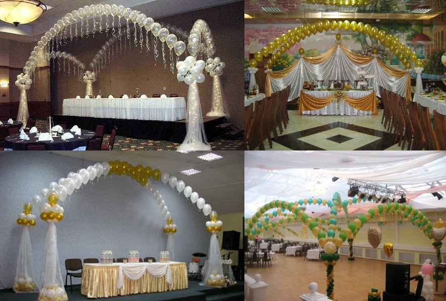 шатер из воздушных шаров