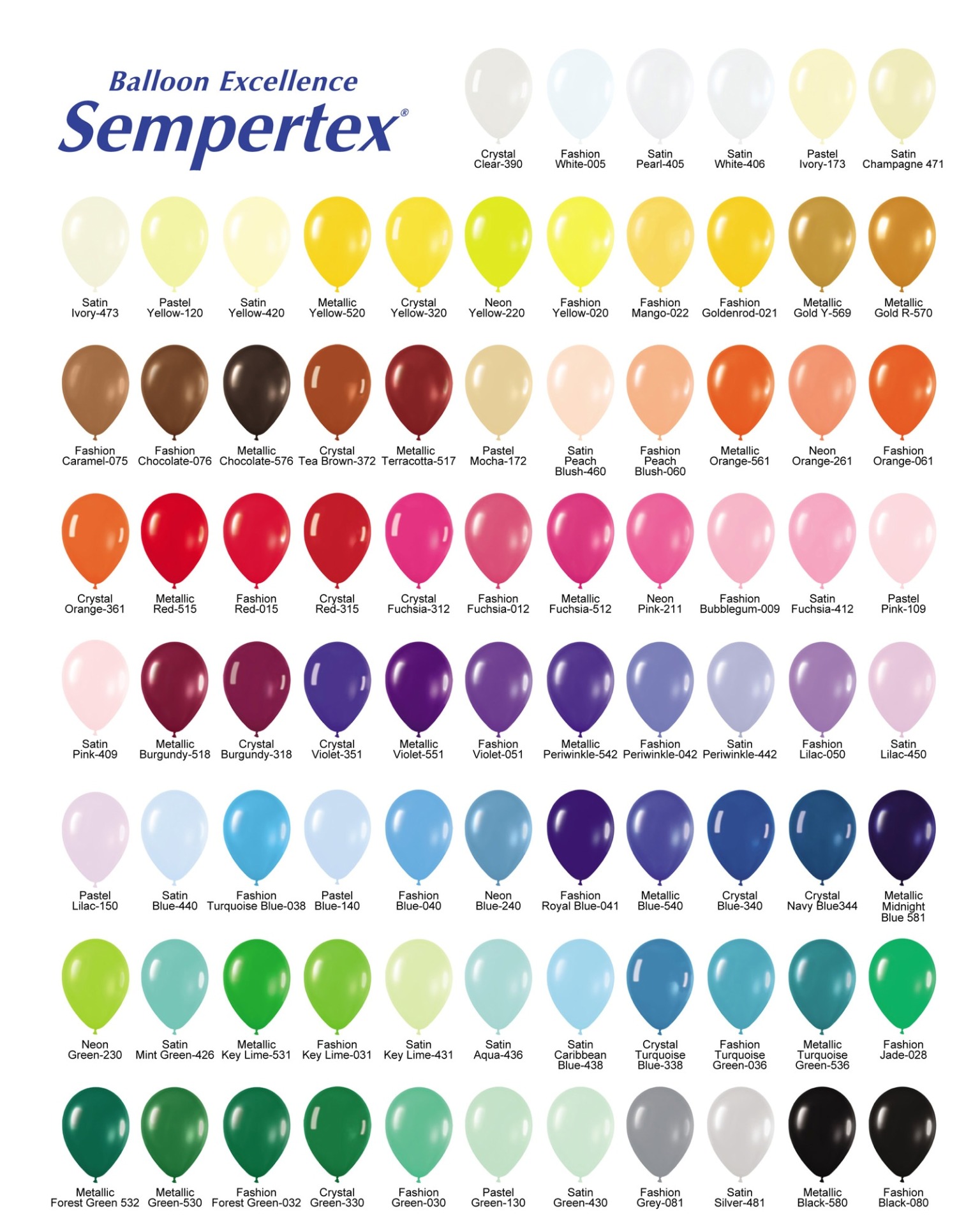 цвета воздушных шаров в Алматы