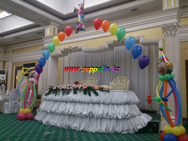 заказать арку из шаров алматы