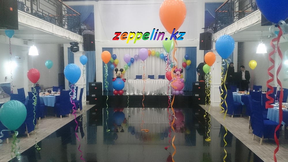заказать оформление шарами в алматы