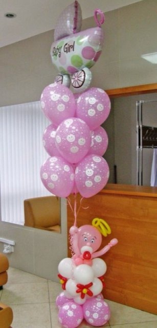 готовый букет гелиевых шаров в Алматы