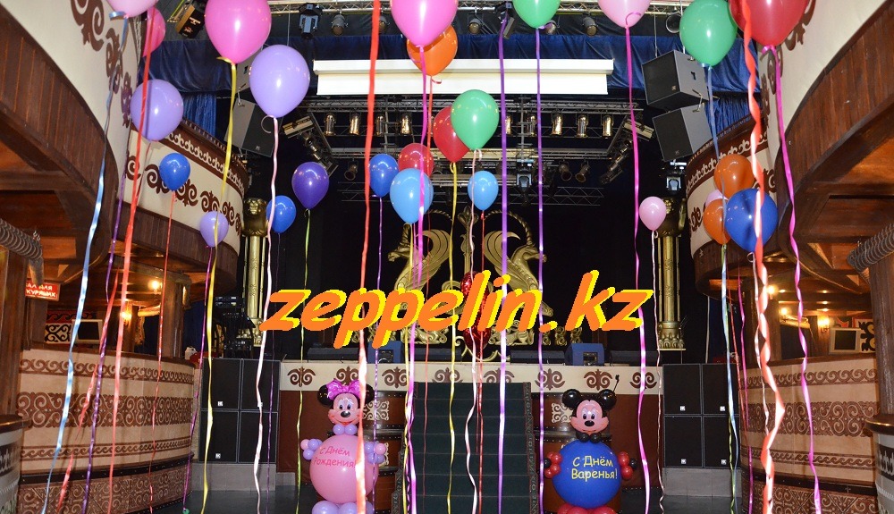 шарики наполненные газом гелий